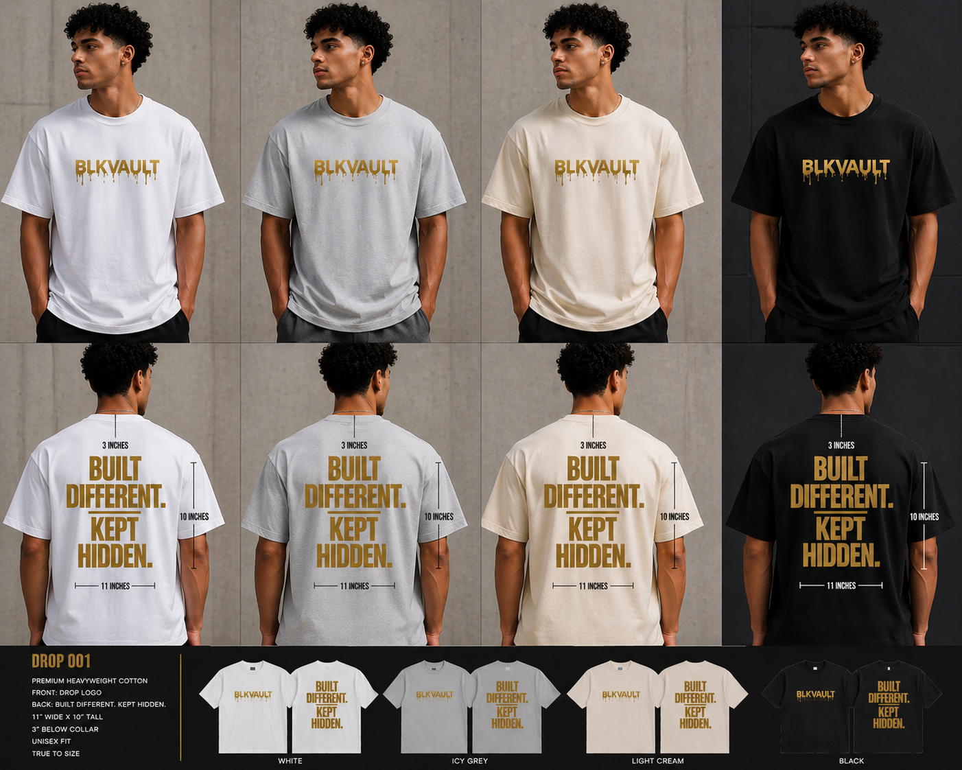 BLKVAULT – Drip Statement Tee